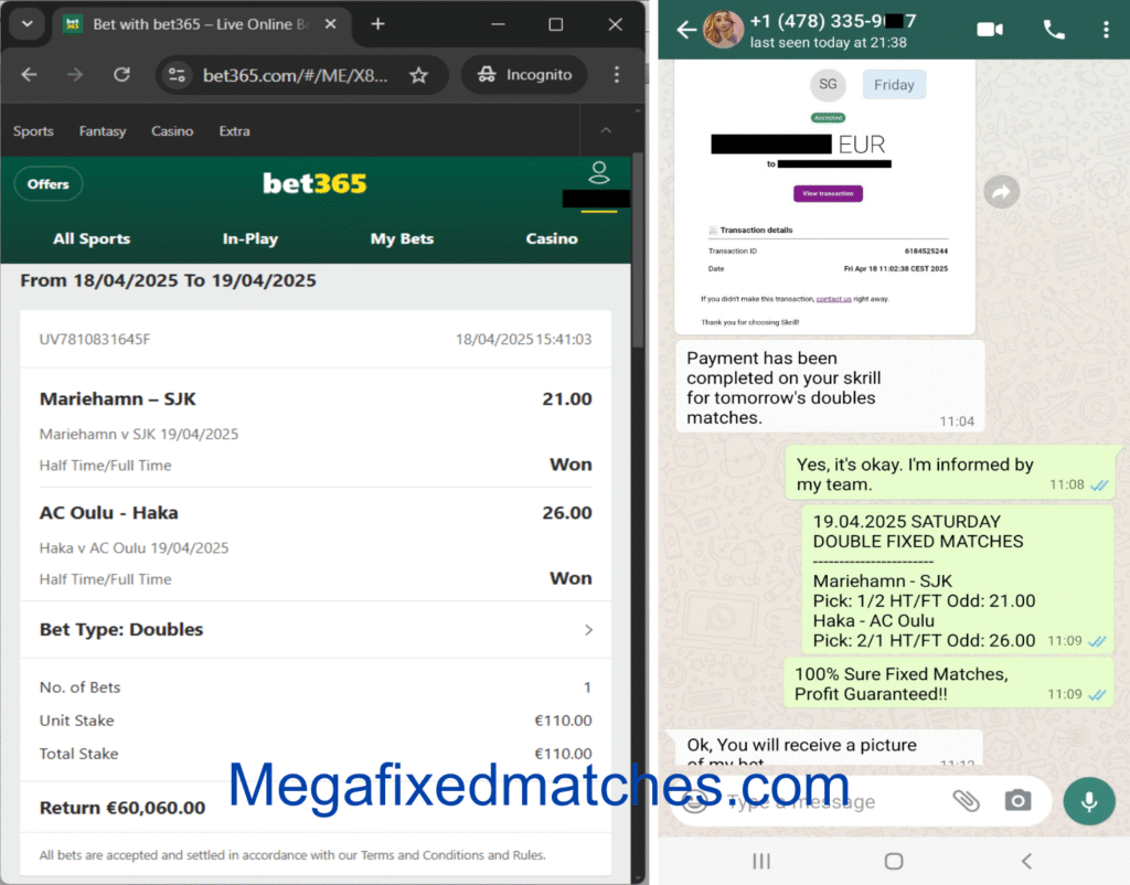 HT/FT Fixed Matches Weekend